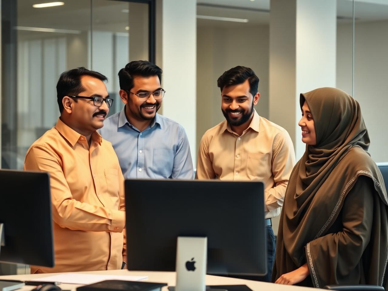 AXIS IT team in conference room