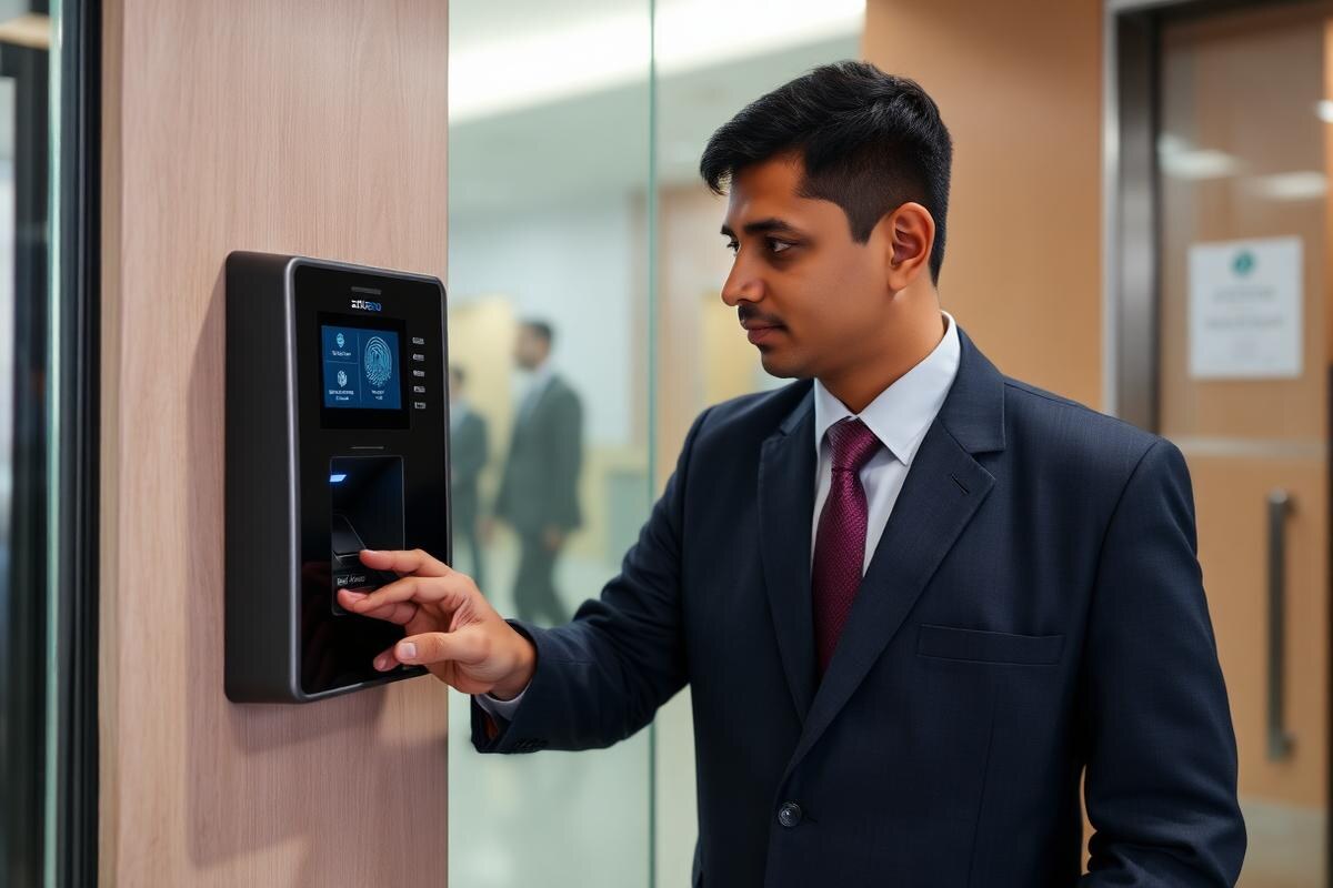 ZKTeco biometric attendance device
