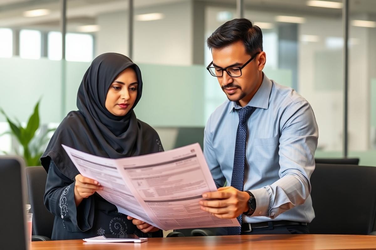 HR professional using the platform