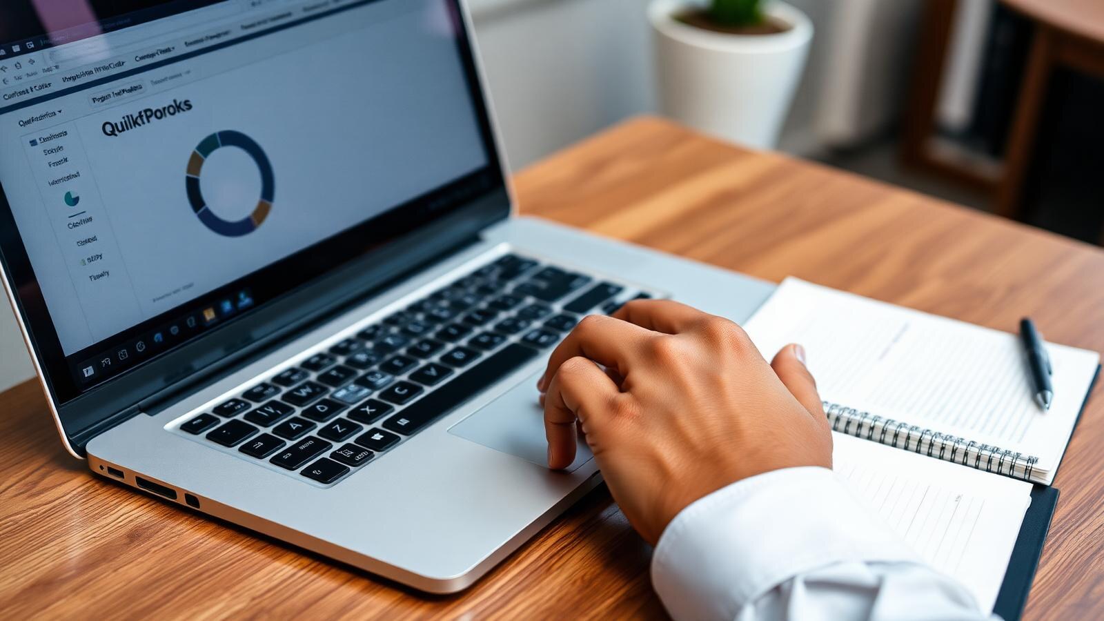 QuickBooks on laptop and mobile